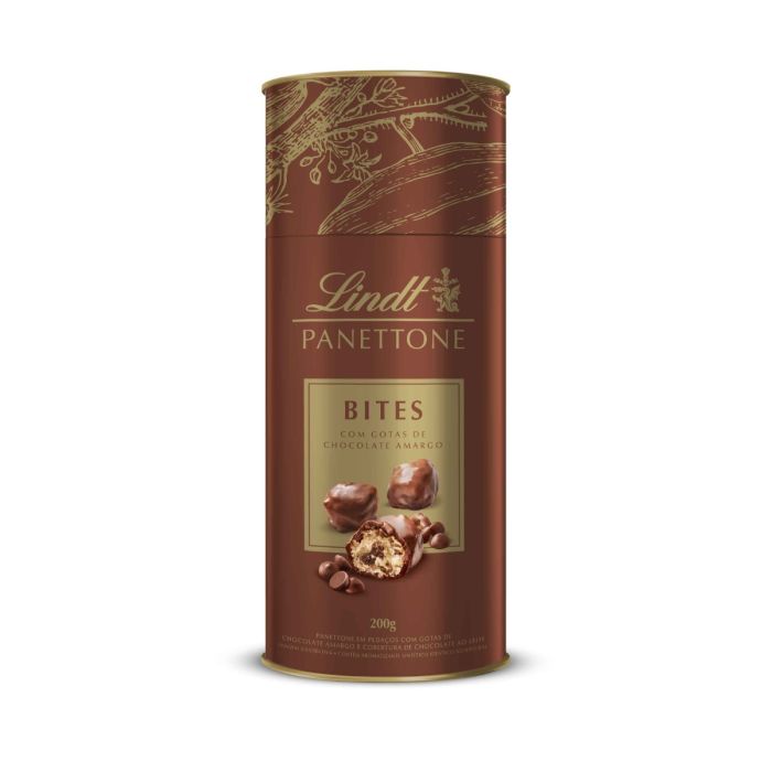 Panettone Lindt Laranja Siciliana e Chocolate Amargo